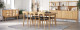 550 Setphoto sideboard w topunit sideboard w glass doors 500 diningtable peter natural oil