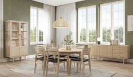 420 Display and sideboard Thor white oil 6 Anne wooden handles