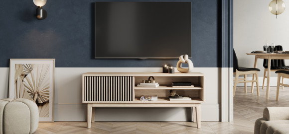 Caso P 71 Broholm TV stand white HR