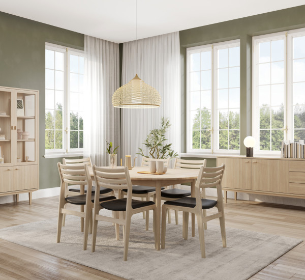 420 Display and sideboard Thor white oil 6 Anne wooden handles