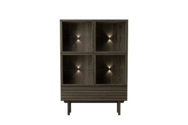 777 2597 060052 Highboard round leg oak smoked oil front web