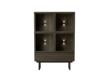 777 2597 060052 Highboard round leg oak smoked oil front web