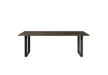 LIV 2016 030026 GRO Plank table oak smoked oil u legs front