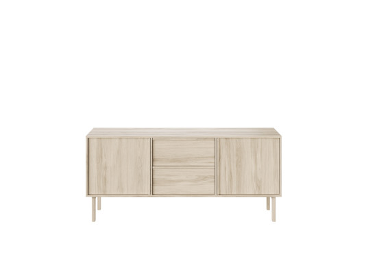 NEL 2571 010052 Nellie sideboard 2 doors oak white oil front