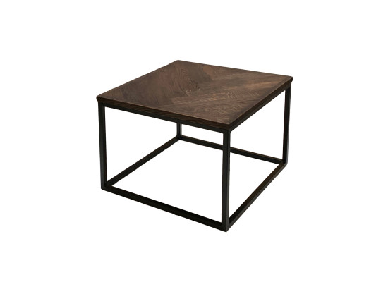 Herringbone coffee table 58x58 smoked web