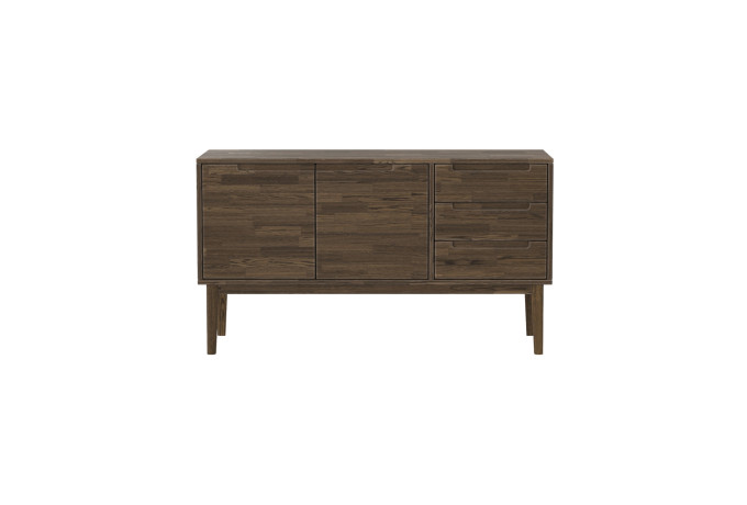 LIV 2573 060052 VILDE sideboard oak smoked oil front