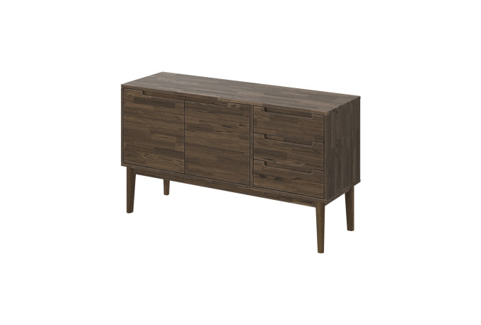 LIV 2573 060052 VILDE sideboard oak smoked oil angled