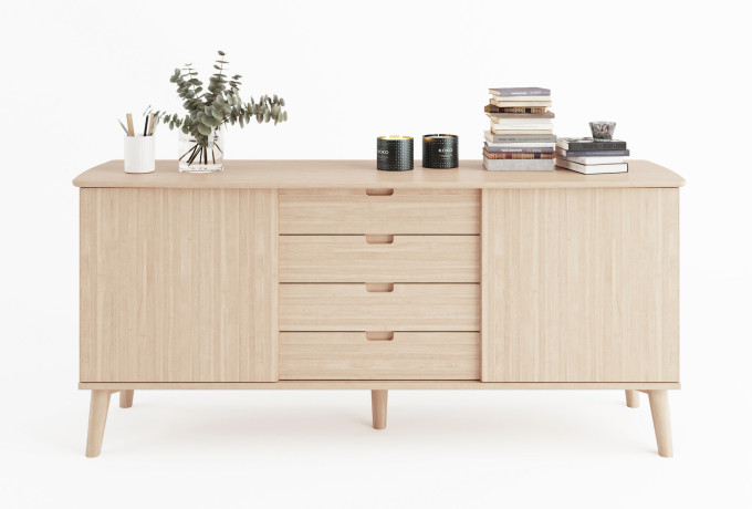 Caso 120 Sideboard oak white oil