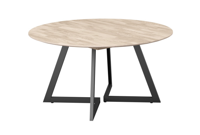 LIV 2154 010052 Ellis Diningtable D140x75cm oak white oil