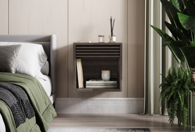 CASO P 82 Nightstand Broholm smoked HR