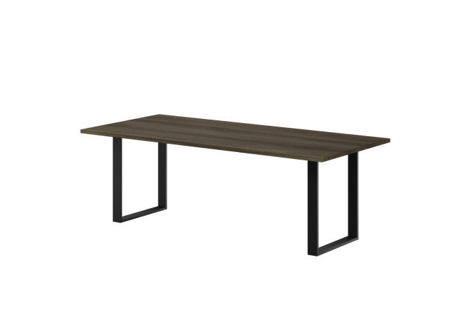LIV 2016 030026 GRO Plank table oak smokedoil u legs angled