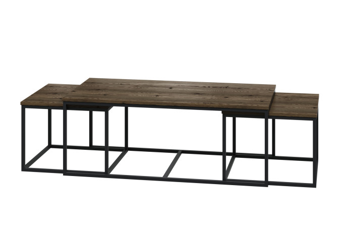Caso P64 Between coffeetable set squere studio 04