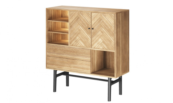 CASØ 230 highboard sildeben naturolie