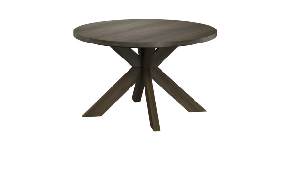 LIV 2198 030026 Gro Dining table oak smoked oil d120