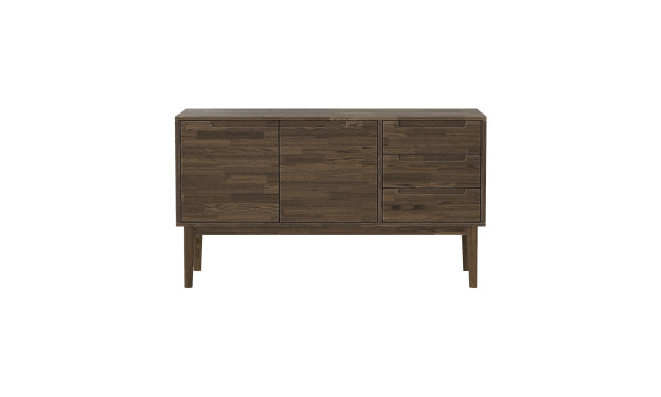 LIV 2573 060052 VILDE sideboard oak smoked oil front