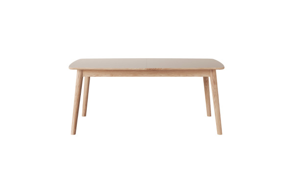 120 2110 0250552 Dining table oak natural oil w mocca laminate front