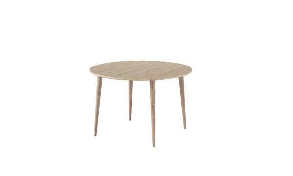 LIV 2173 010052 THOR dining table O115 oak white oil