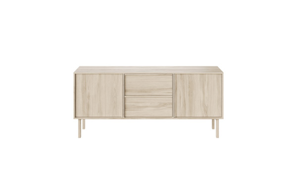 NEL 2571 010052 Nellie sideboard 2 doors oak white oil front